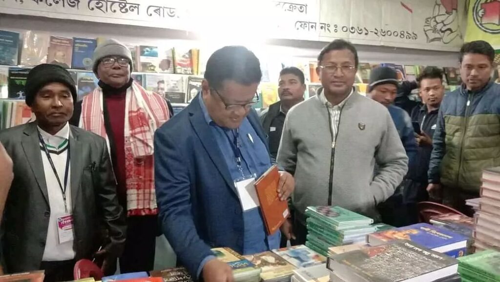 ranjoy pegu inaugurates free book distribution program