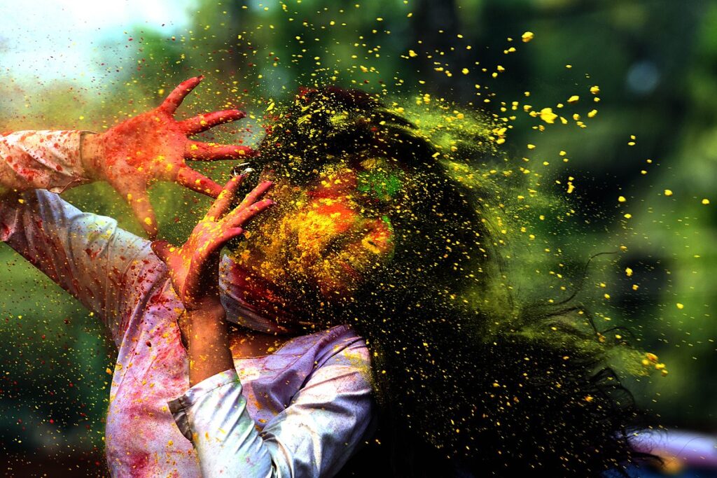 holi tips to remove colour